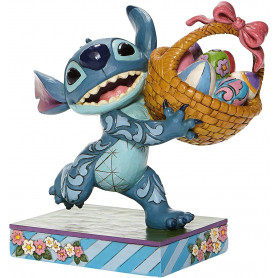 Disney Traditions Lilo and Stich - Stitch Running with Easter Basket