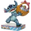 Disney Traditions Lilo and Stich - Stitch Running with Easter Basket