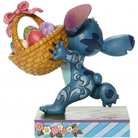 Disney Traditions Lilo and Stich - Stitch Running with Easter Basket