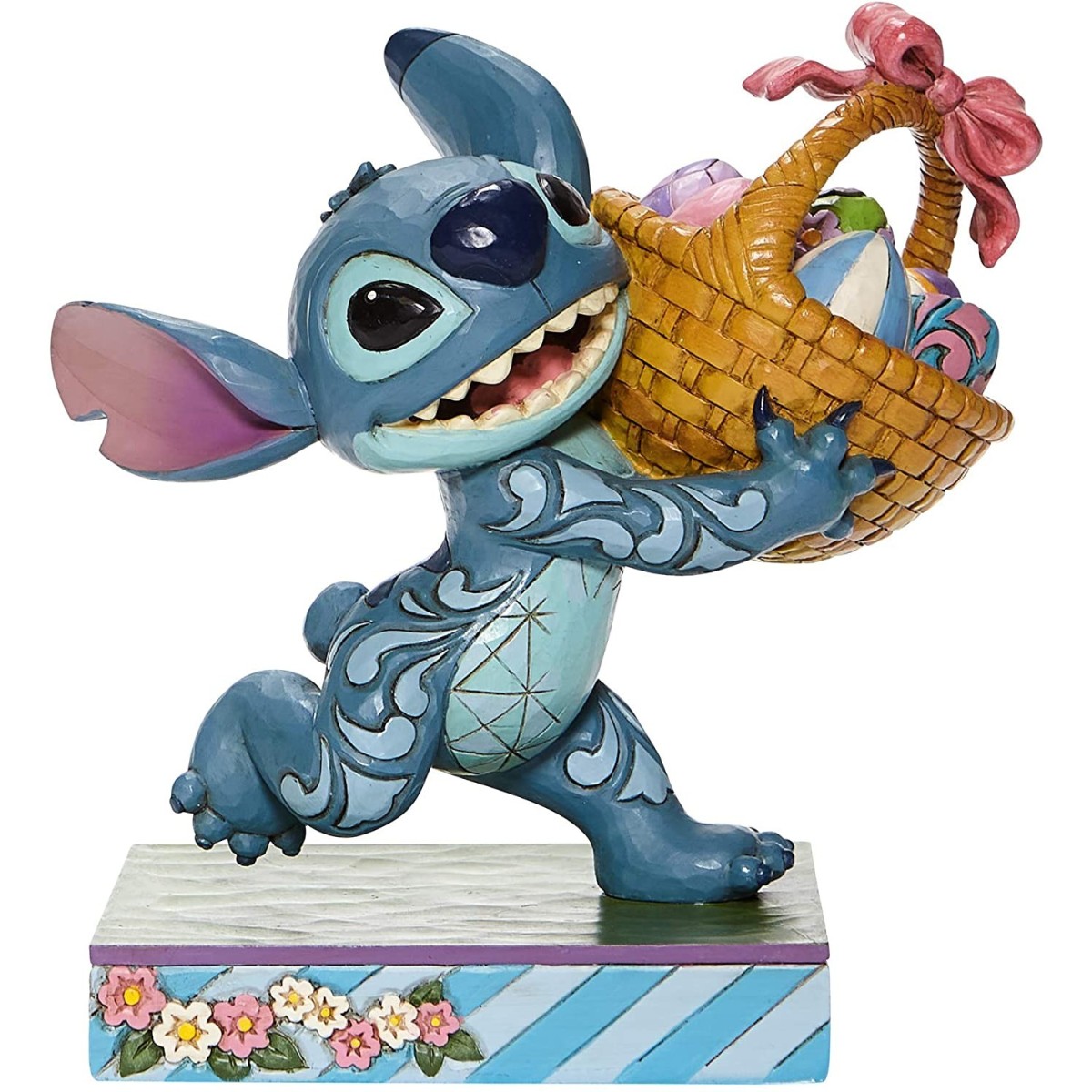 Disney Traditions Lilo and Stich - Stitch Running with Easter Basket