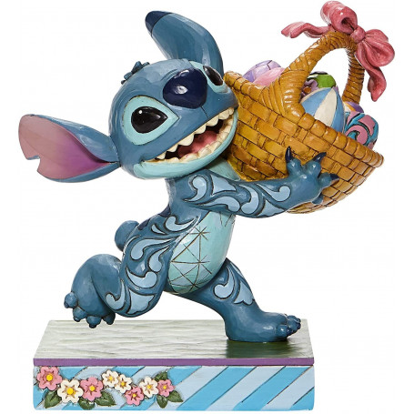 Disney Traditions Lilo and Stich - Stitch Running with Easter Basket