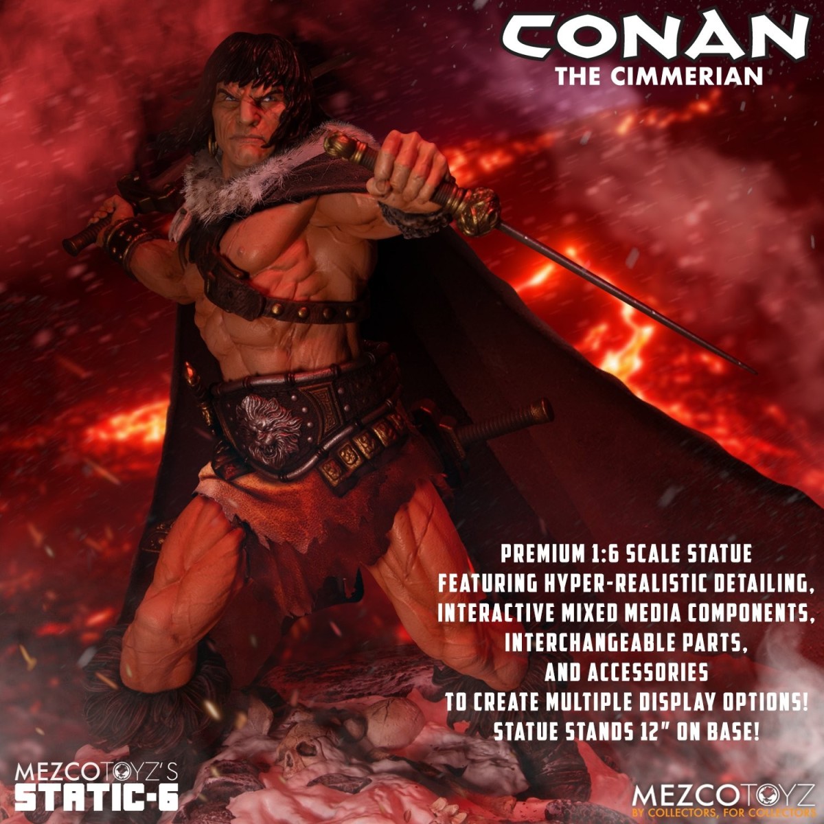 Mezco - Static 6 - Conan the Cimmerian 1/6 statue