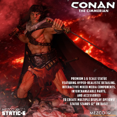 Mezco - Static 6 - Conan the Cimmerian 1/6 statue