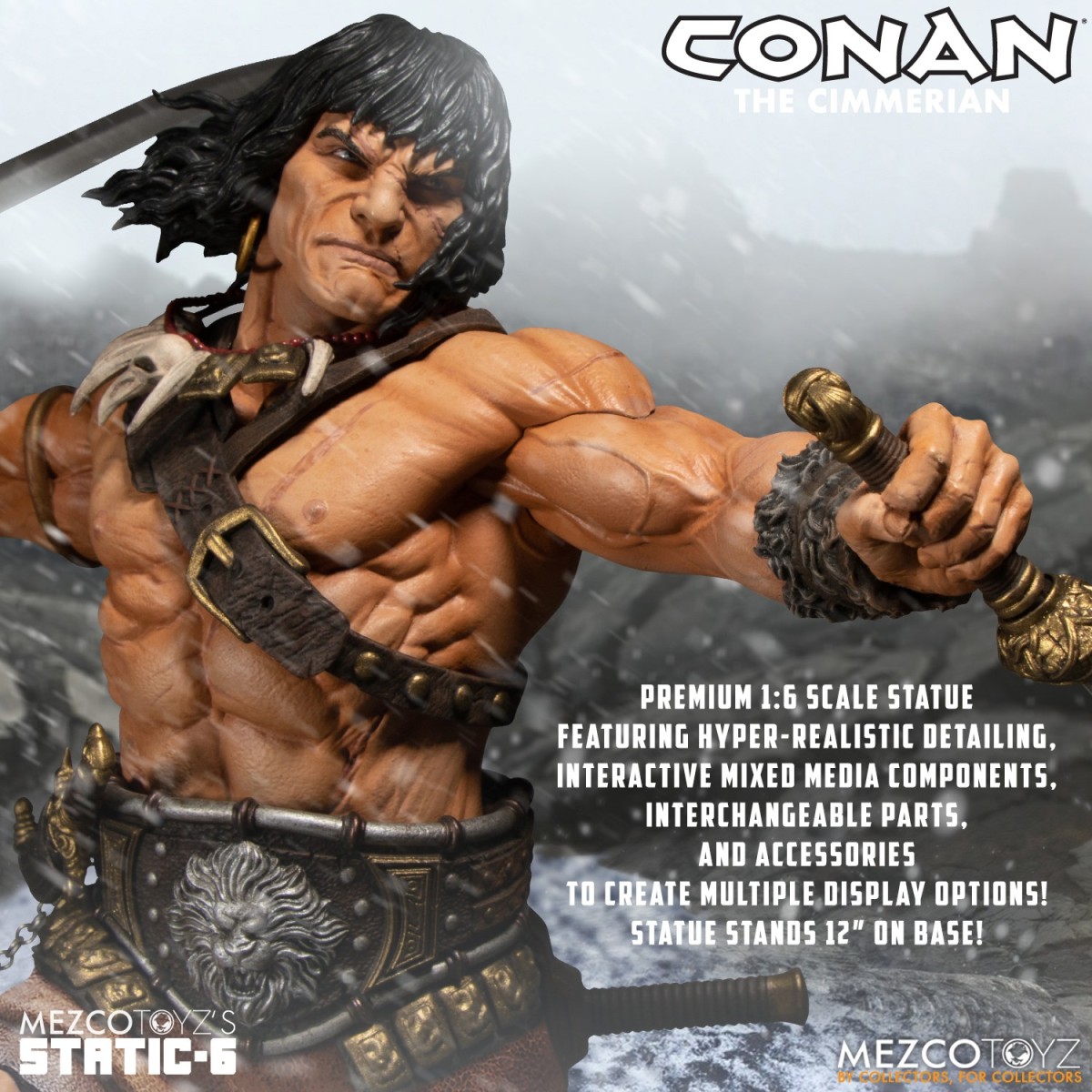 Mezco - Static 6 - Conan the Cimmerian 1/6 statue