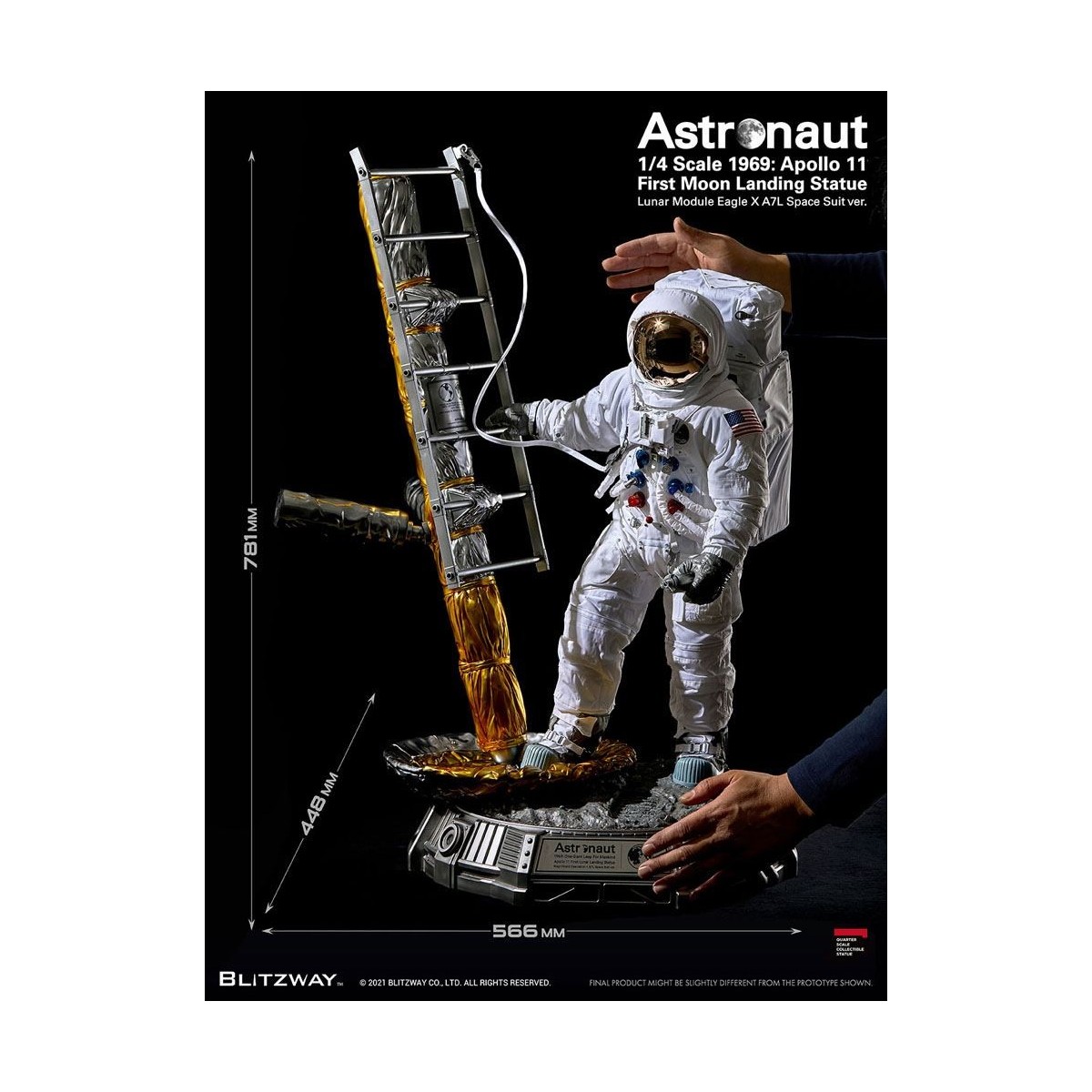 Blitzway - Astronaut Apollo 11: LM-5 A7L ver. 1/4 - Hybrid Superb Scale