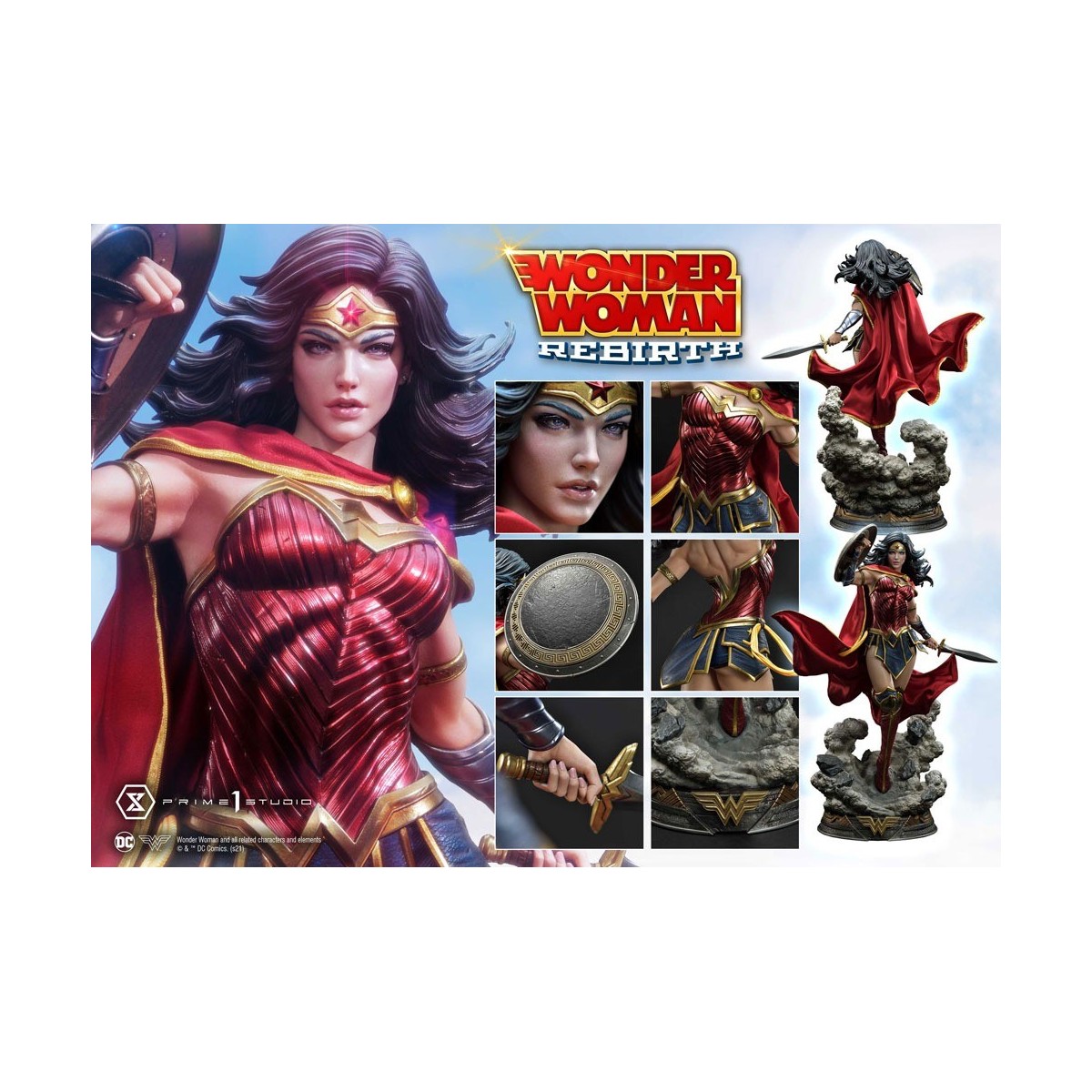 Prime 1 Studio DC Wonder Woman Rebirth 1/3