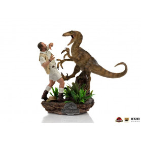 Iron Studios - Clever Girl - Jurassic Park 1/10 Deluxe Art Scale