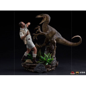 Iron Studios - Clever Girl - Jurassic Park 1/10 Deluxe Art Scale