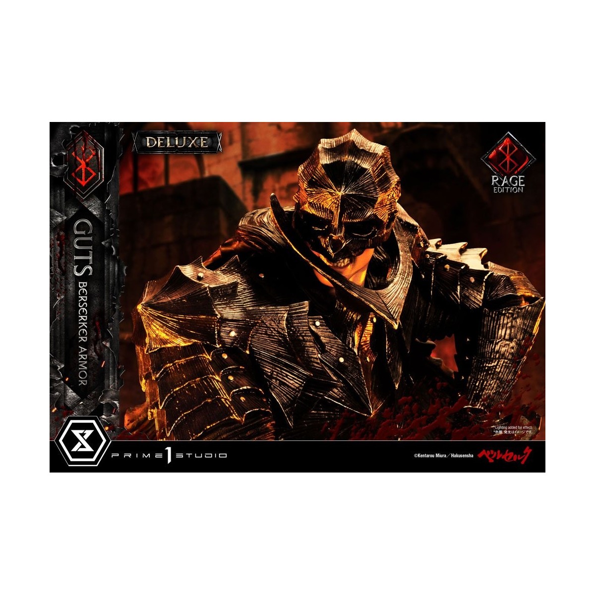 Prime 1 Studio Berserk - Guts Berserker Armor "Rage Edition" 1/4 - Deluxe Version