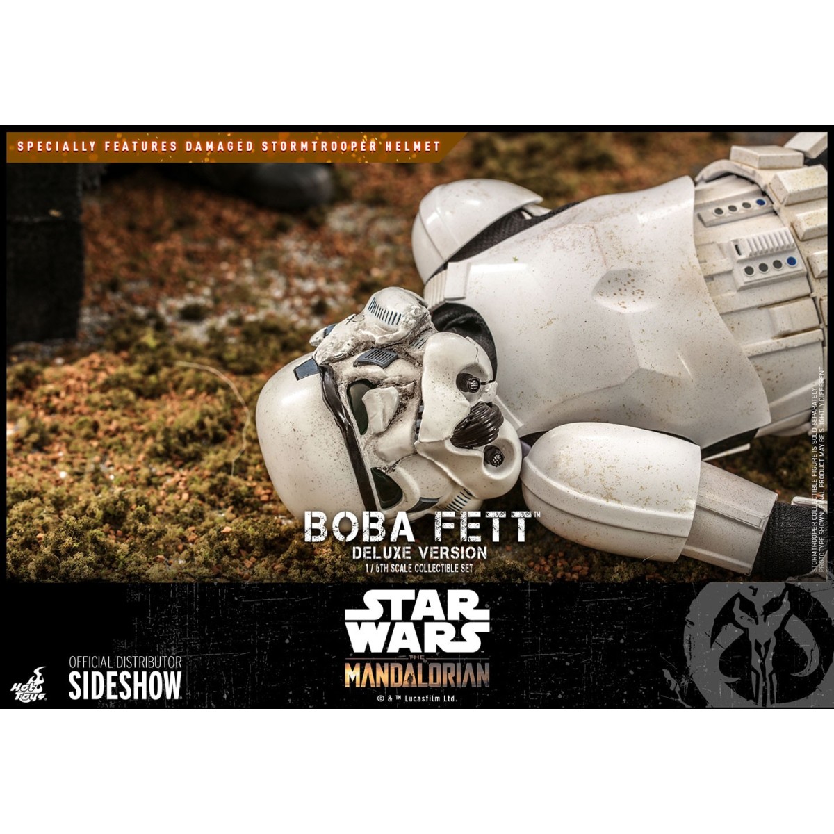 Hot Toys Star Wars The Mandalorian Boba Fett Deluxe Version 1/6 Movie Masterpiece