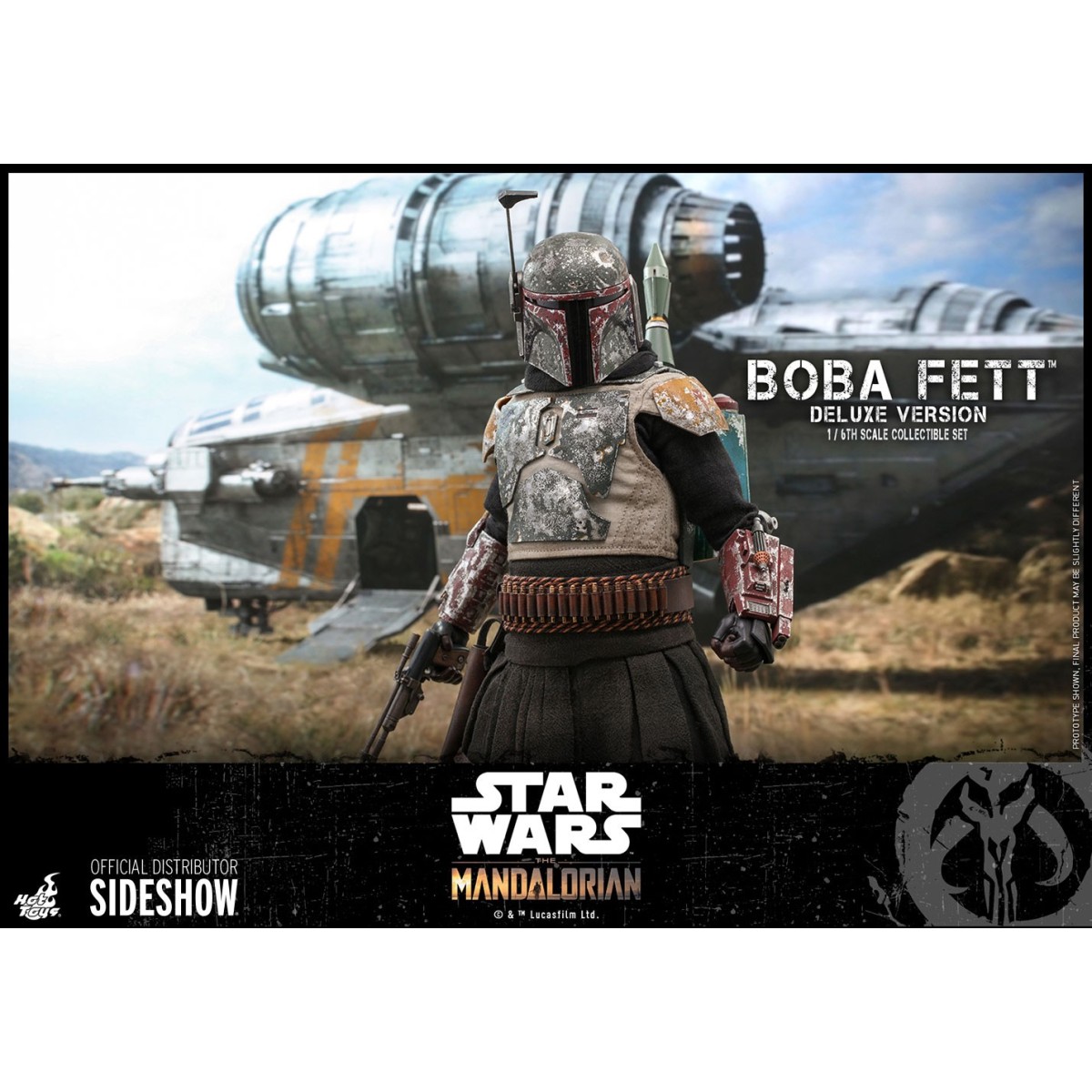 Hot Toys Star Wars The Mandalorian Boba Fett Deluxe Version 1/6 Movie Masterpiece