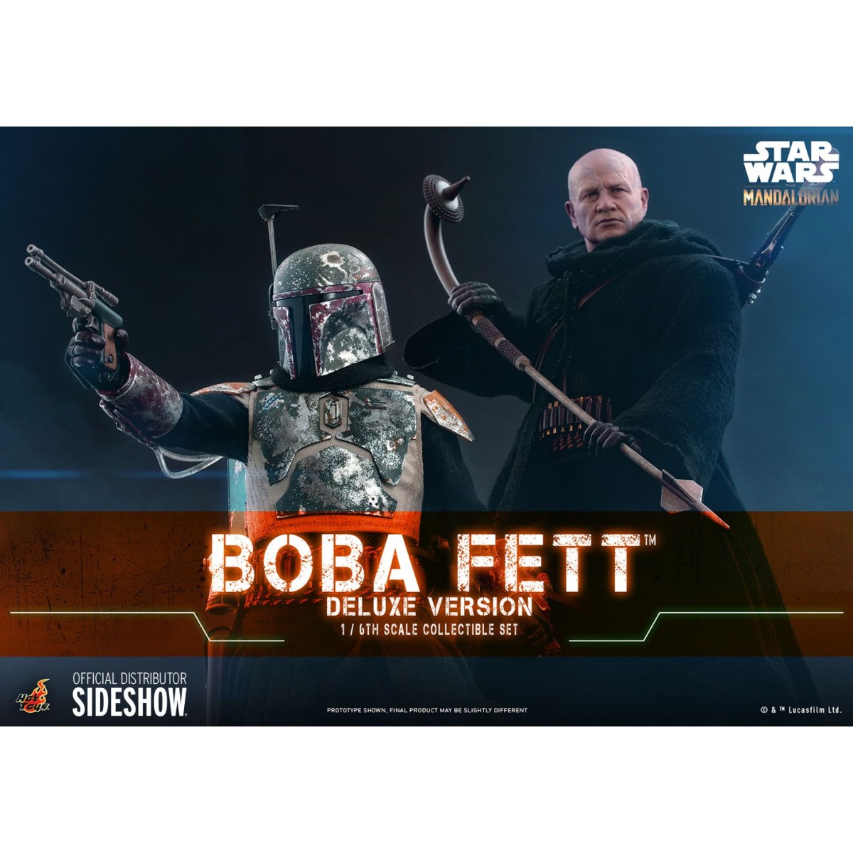 Hot Toys Star Wars The Mandalorian Boba Fett Deluxe Version 1/6 Movie Masterpiece