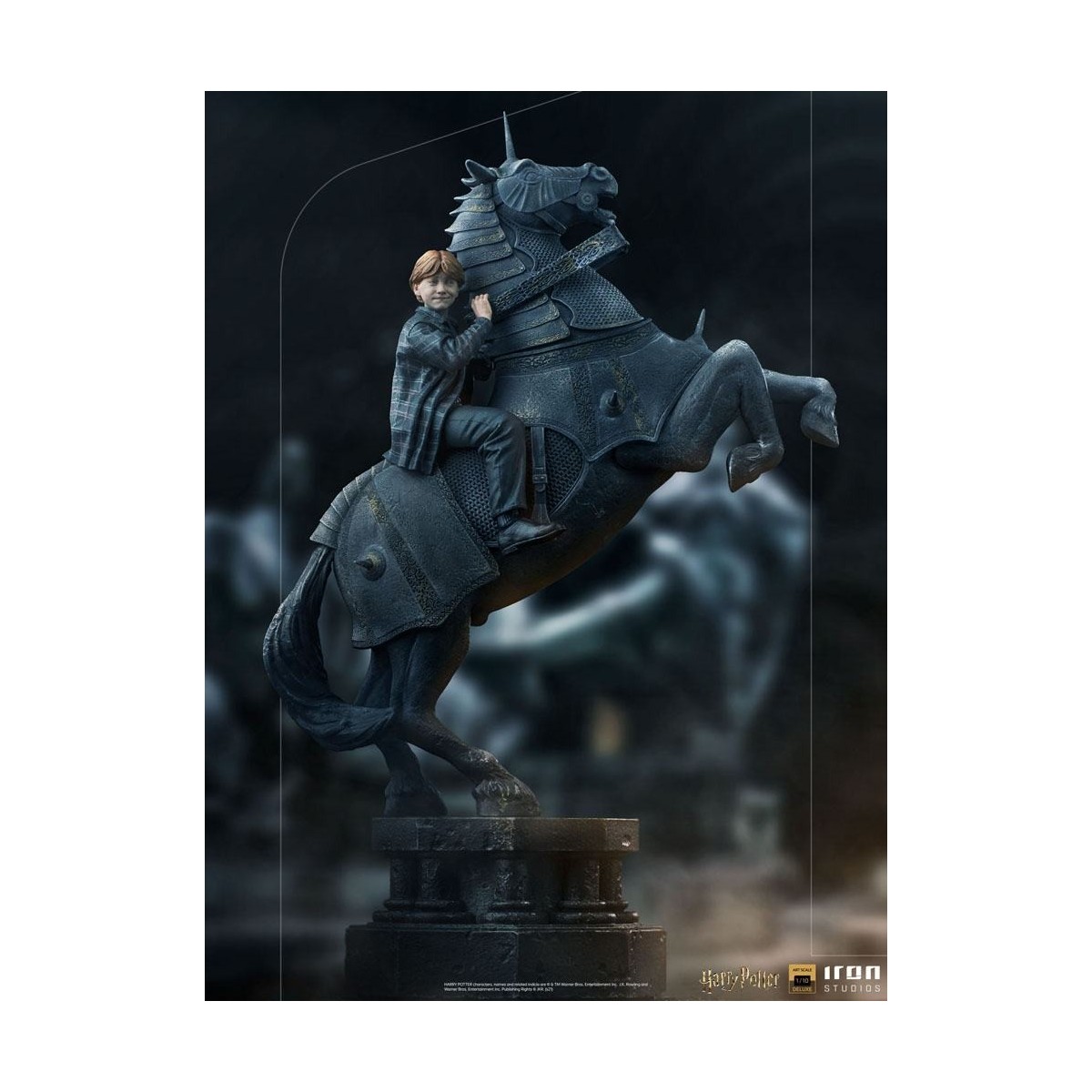 Iron Studios - Harry Potter - Ron Weasley at the Wizard Chess BDS Deluxe Art Scale 1/10