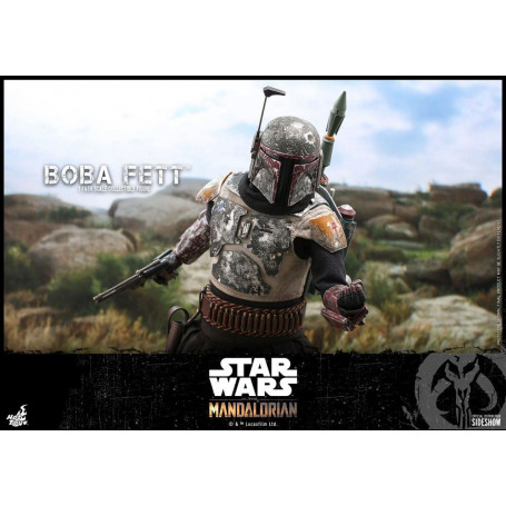 Hot Toys Star Wars The Mandalorian Boba Fett Deluxe Version 1/6 Movie Masterpiece