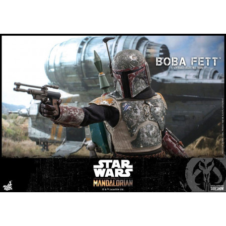 Hot Toys Star Wars The Mandalorian Boba Fett Deluxe Version 1/6 Movie Masterpiece
