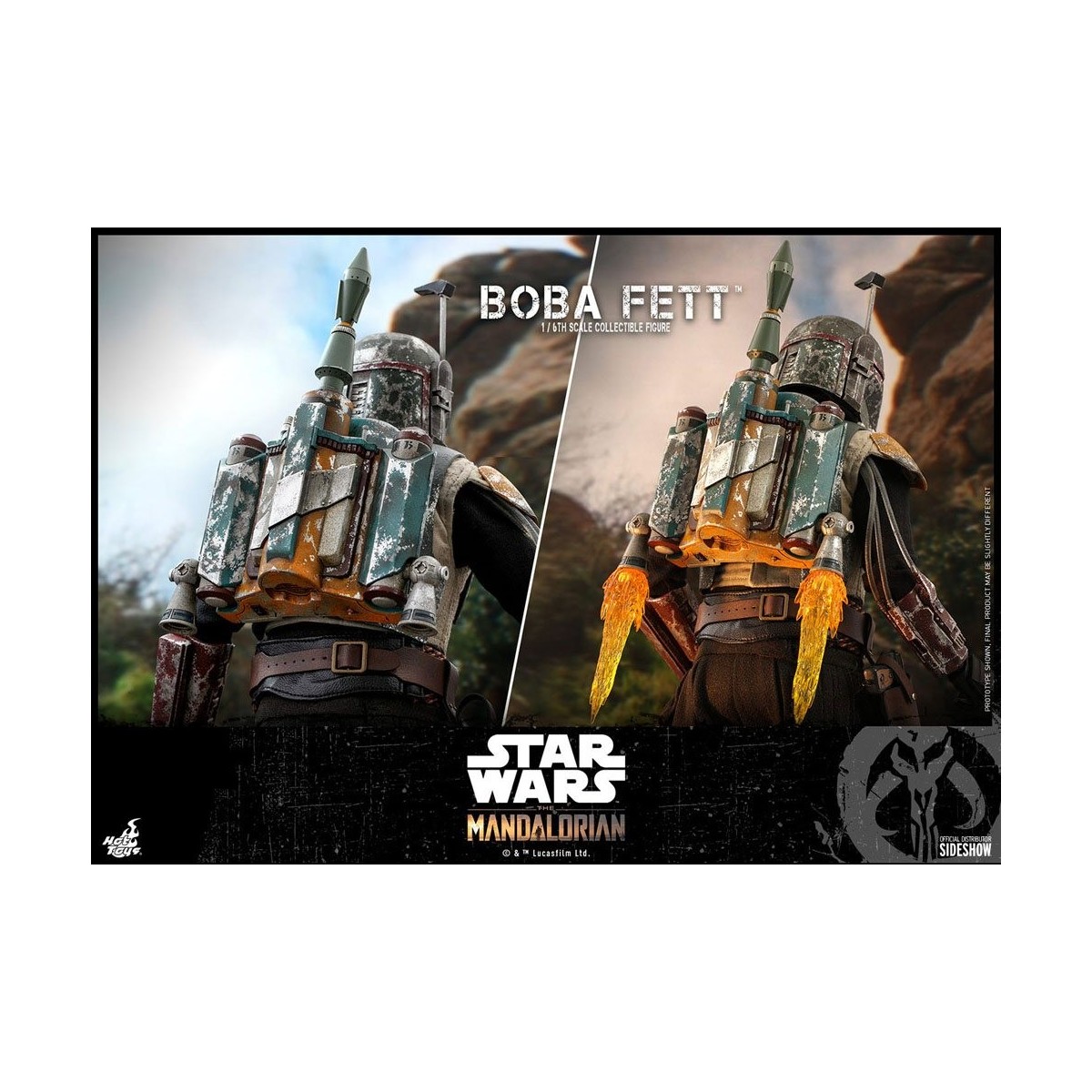 Hot Toys Star Wars The Mandalorian Boba Fett Deluxe Version 1/6 Movie Masterpiece