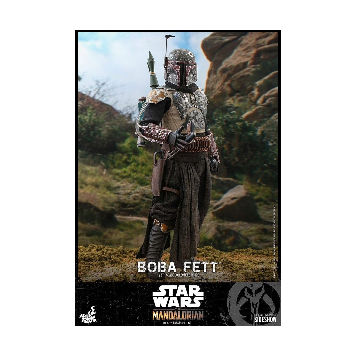 Hot Toys Star Wars The Mandalorian Boba Fett Deluxe Version 1/6 Movie Masterpiece
