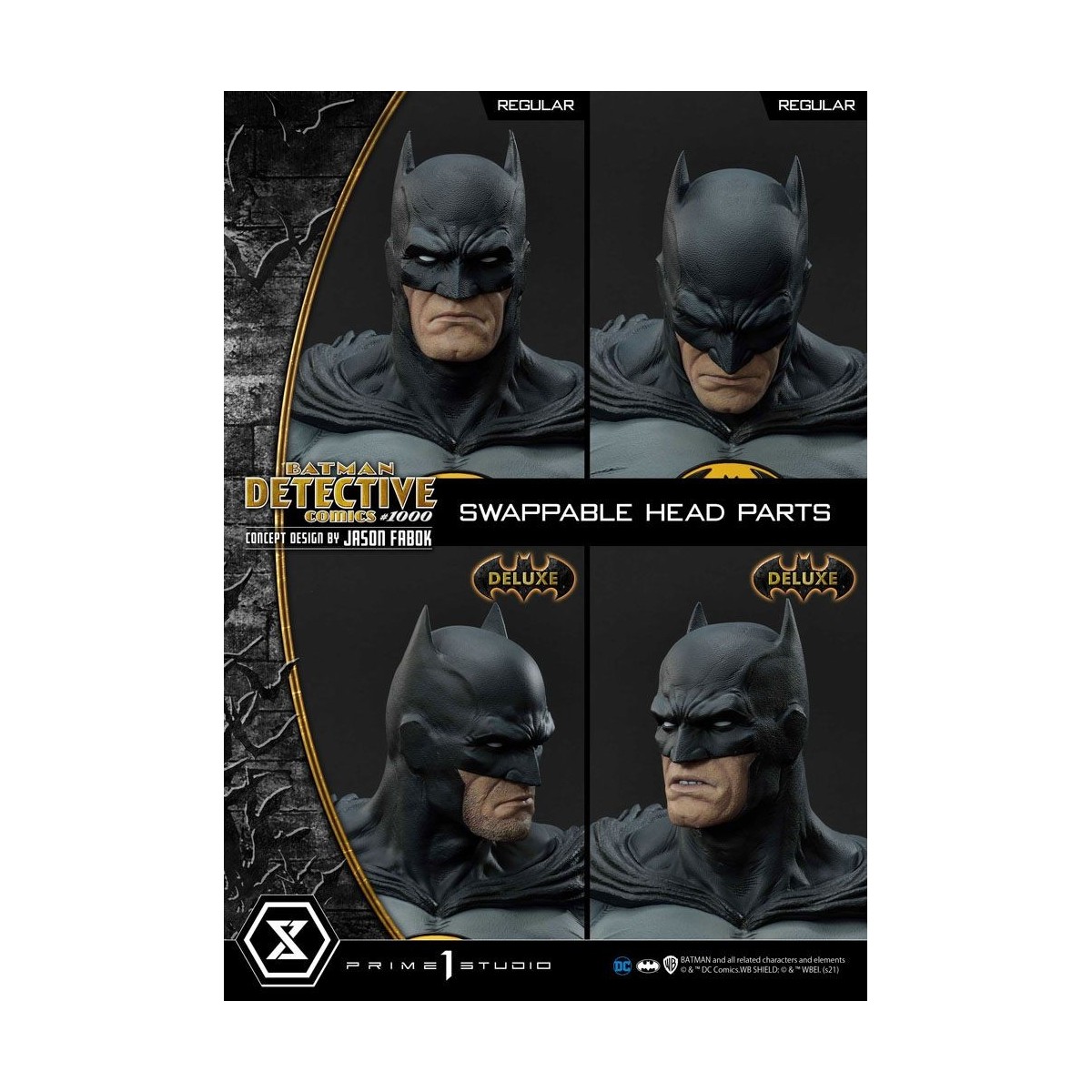 Prime 1 Studio - Batman Detective Comics 1000 Concept Design by Jason Fabok DX Bonus Ver