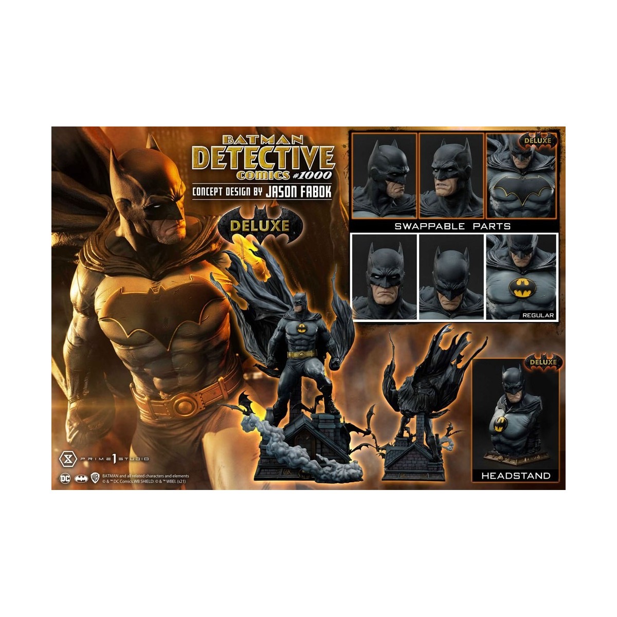 Prime 1 Studio - Batman Detective Comics 1000 Concept Design by Jason Fabok DX Bonus Ver