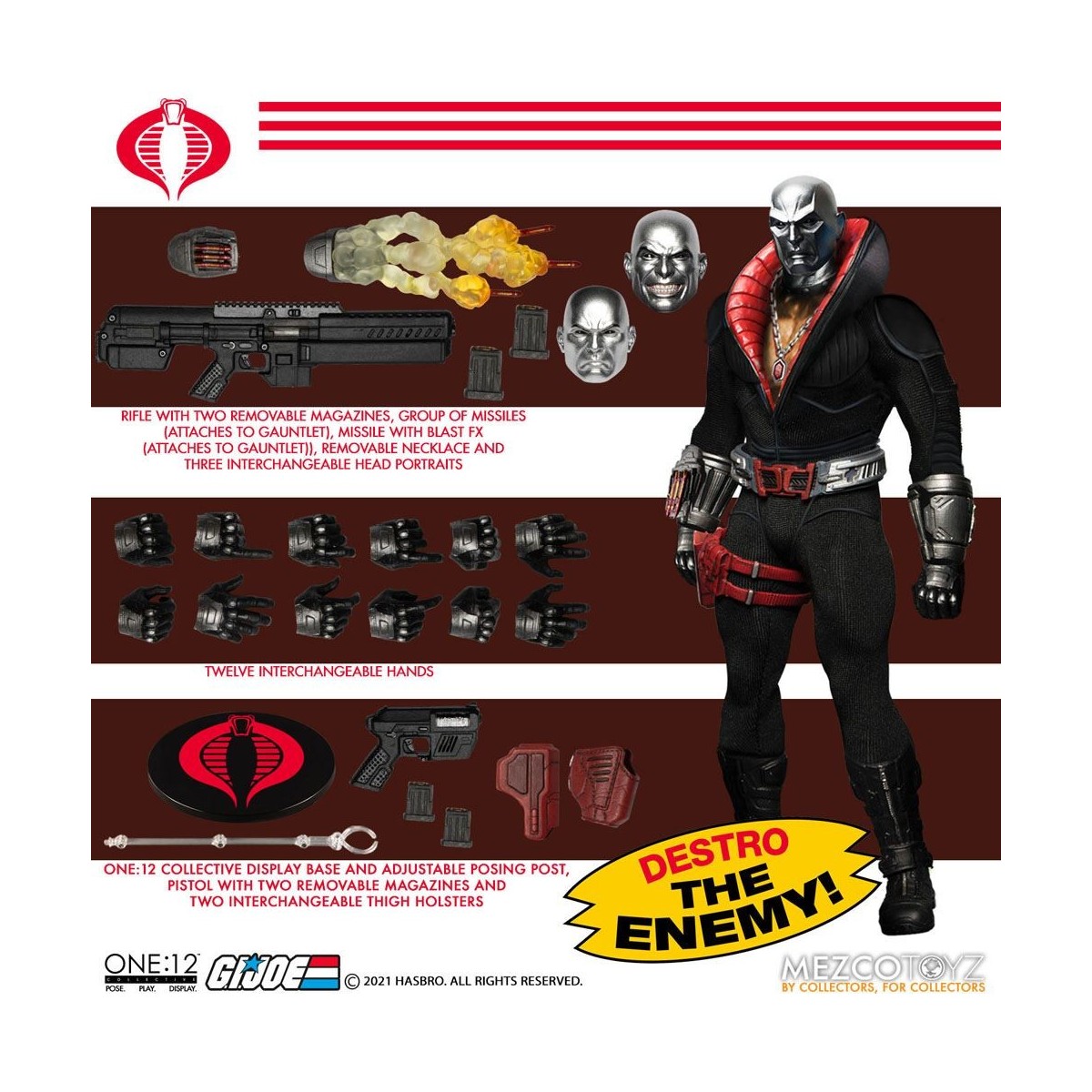 Mezco One 12 - Destro - G.I.Joe