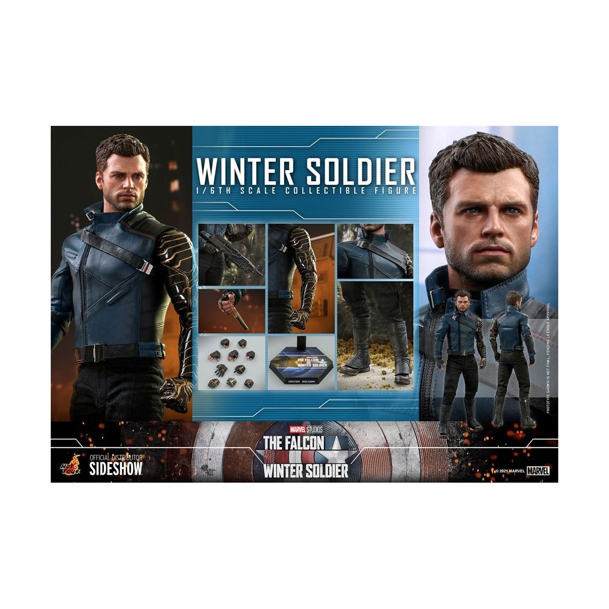 Hot Toys Marvel - Winter Soldier 1/6 - The Falcon and The Winter Soldier