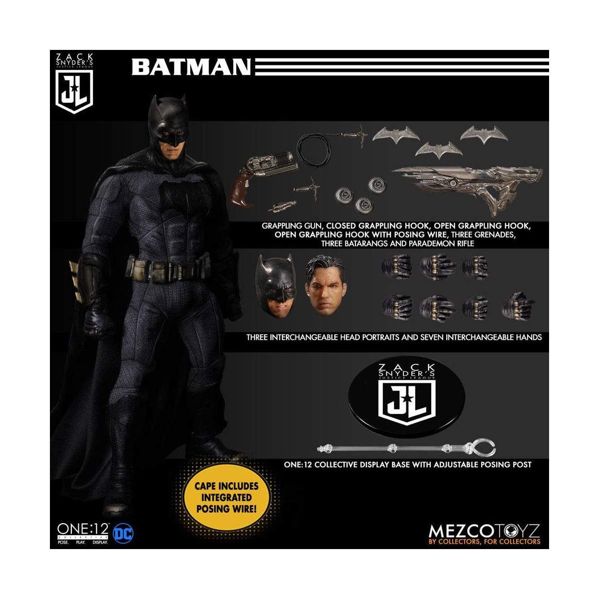 Mezco One 12 - DC Comics - Zack Snyder's Justice League 1/12 Deluxe Steel Box Set