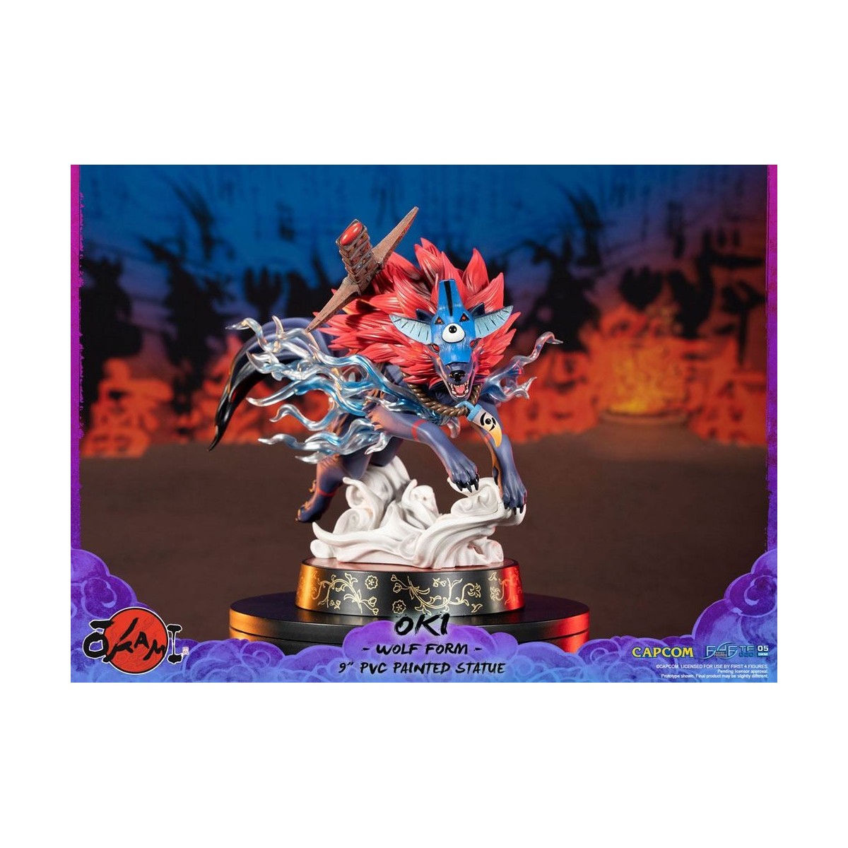 First 4 Figures Okami - OKI Wolf Form PVC statuette