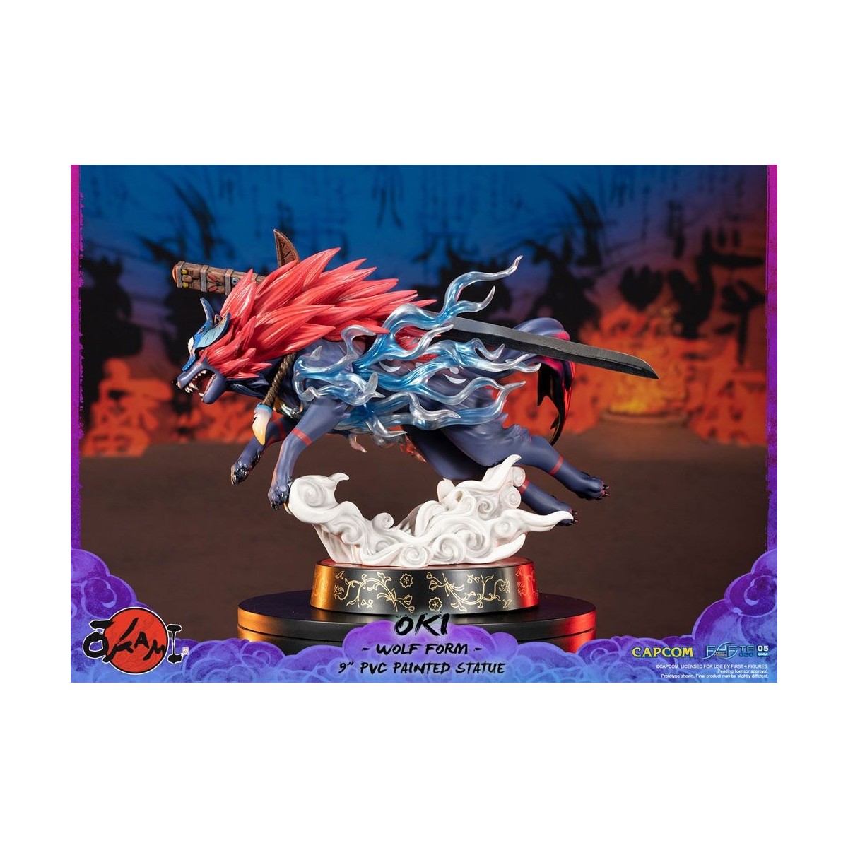 First 4 Figures Okami - OKI Wolf Form PVC statuette