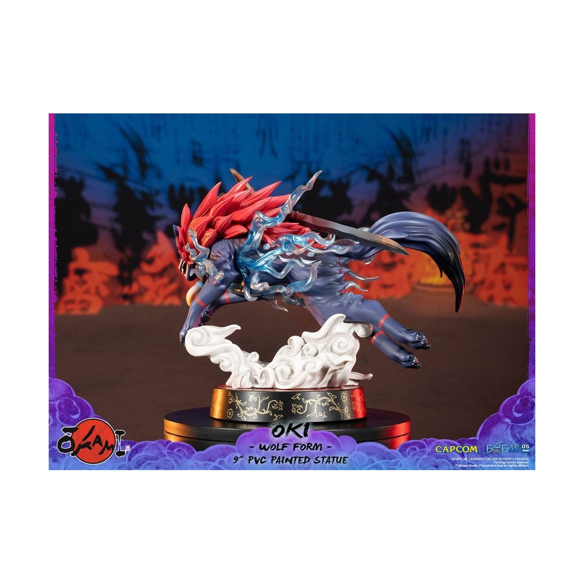 First 4 Figures Okami - OKI Wolf Form PVC statuette