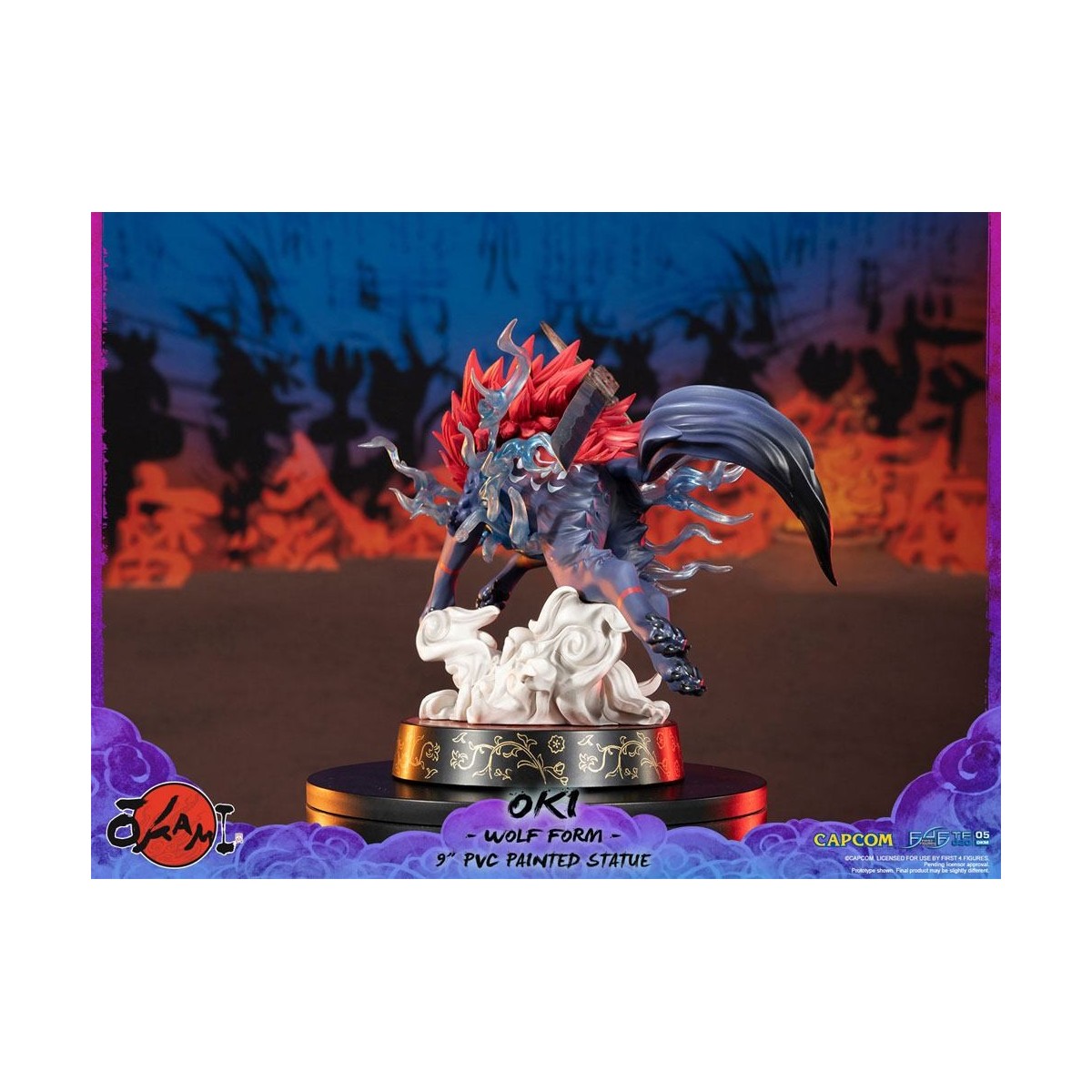 First 4 Figures Okami - OKI Wolf Form PVC statuette