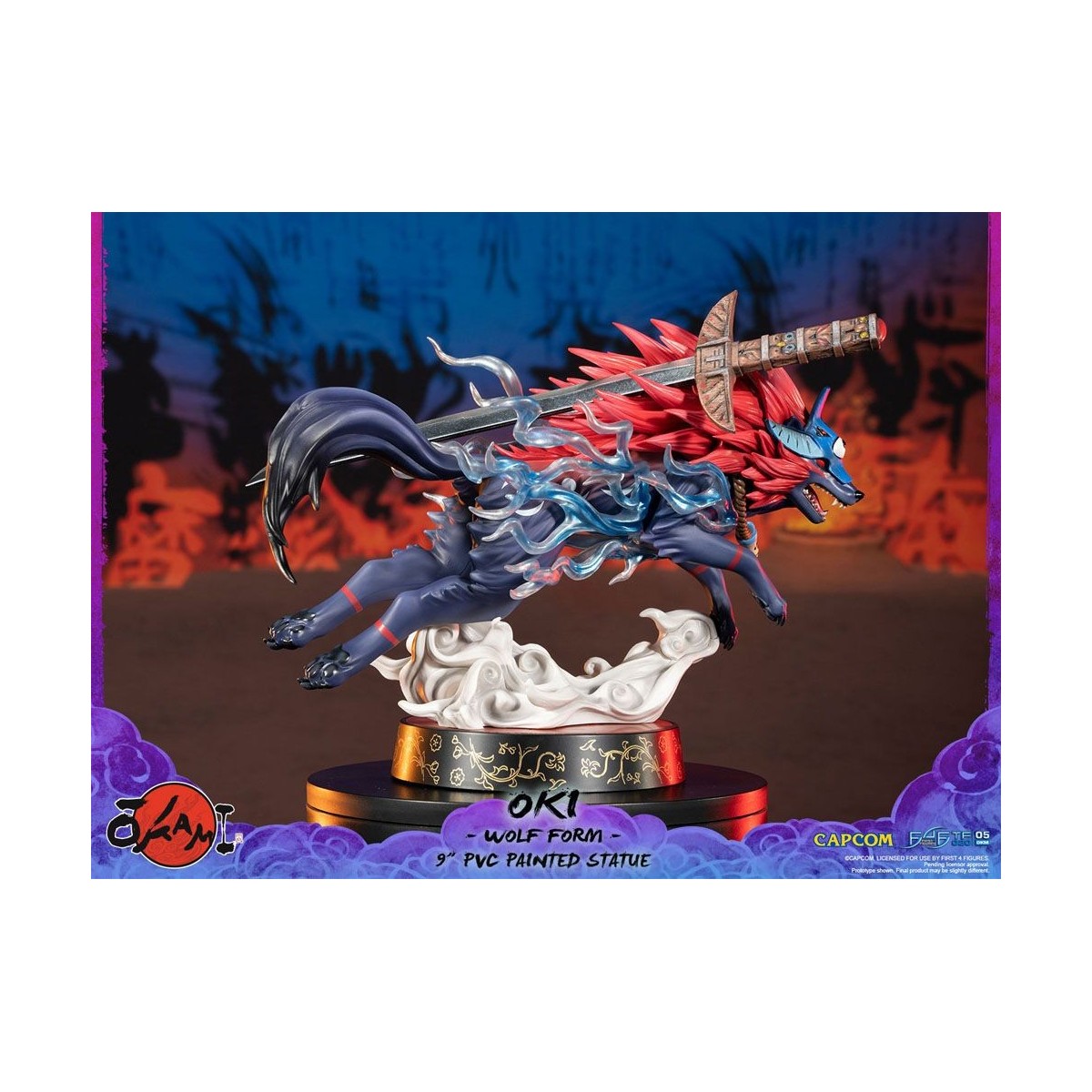 First 4 Figures Okami - OKI Wolf Form PVC statuette