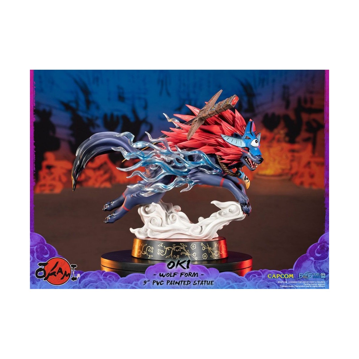 First 4 Figures Okami - OKI Wolf Form PVC statuette