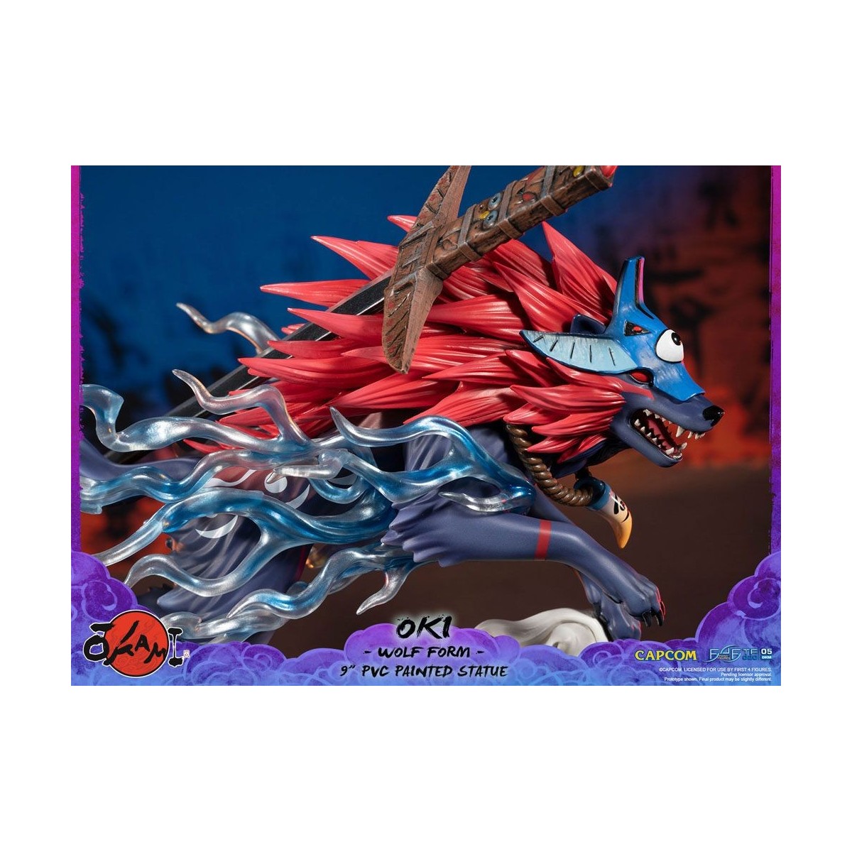 First 4 Figures Okami - OKI Wolf Form PVC statuette