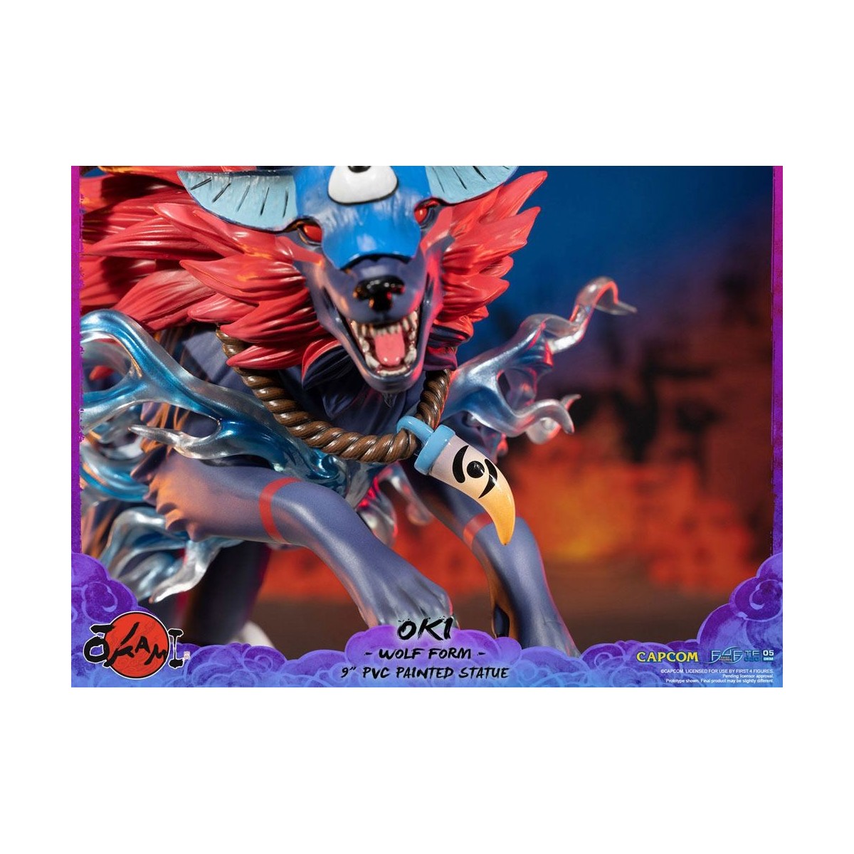 First 4 Figures Okami - OKI Wolf Form PVC statuette