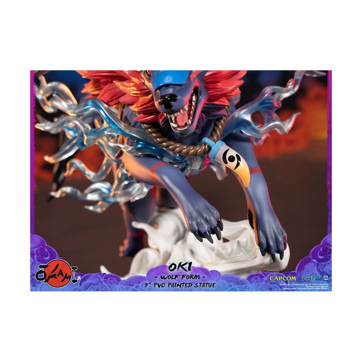 First 4 Figures Okami - OKI Wolf Form PVC statuette