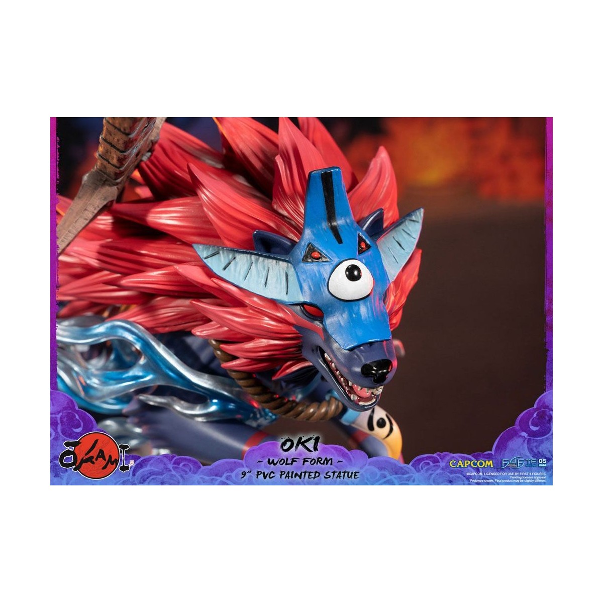 First 4 Figures Okami - OKI Wolf Form PVC statuette