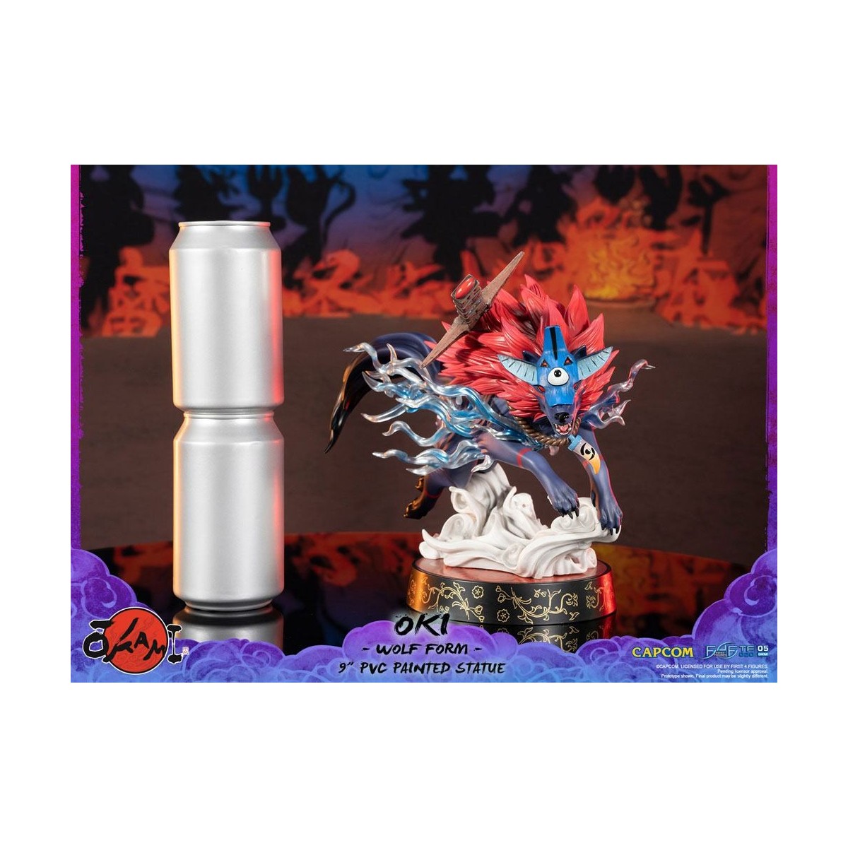 First 4 Figures Okami - OKI Wolf Form PVC statuette