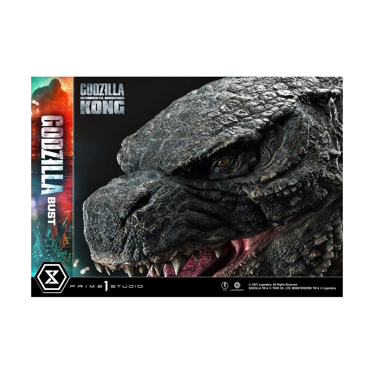 Prime 1 Studio - Godzilla Bust - Godzilla vs Kong Bonus Version