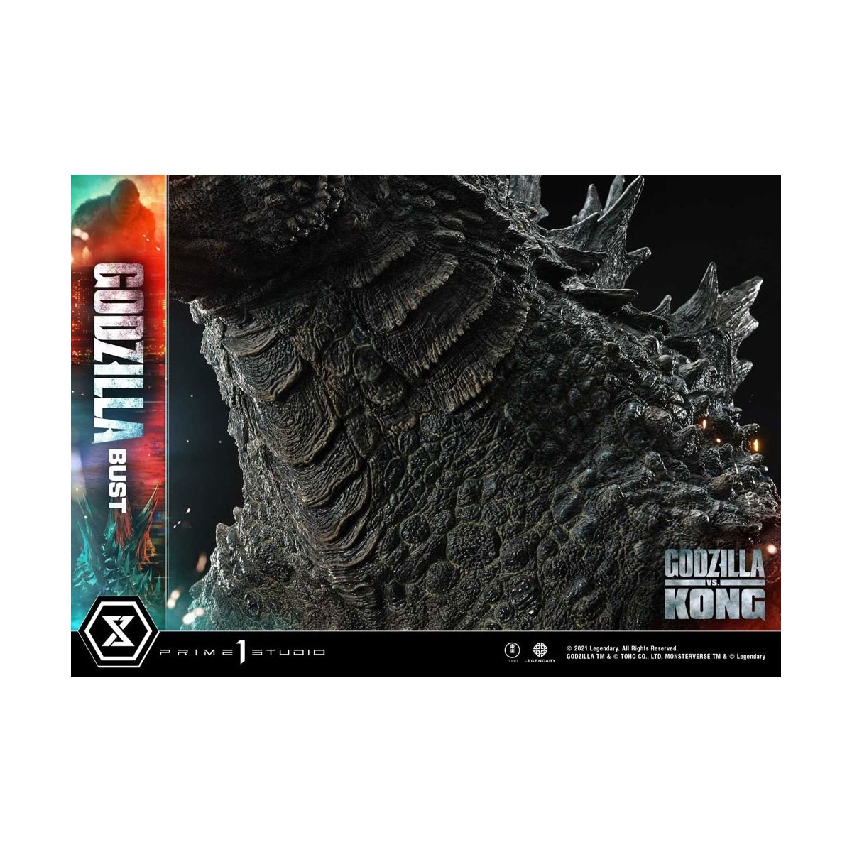 Prime 1 Studio - Godzilla Bust - Godzilla vs Kong Bonus Version