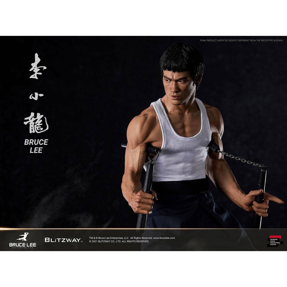 Blitzway - Bruce Lee statuette 1/4 80th Anniversary Tribute - 55 cm