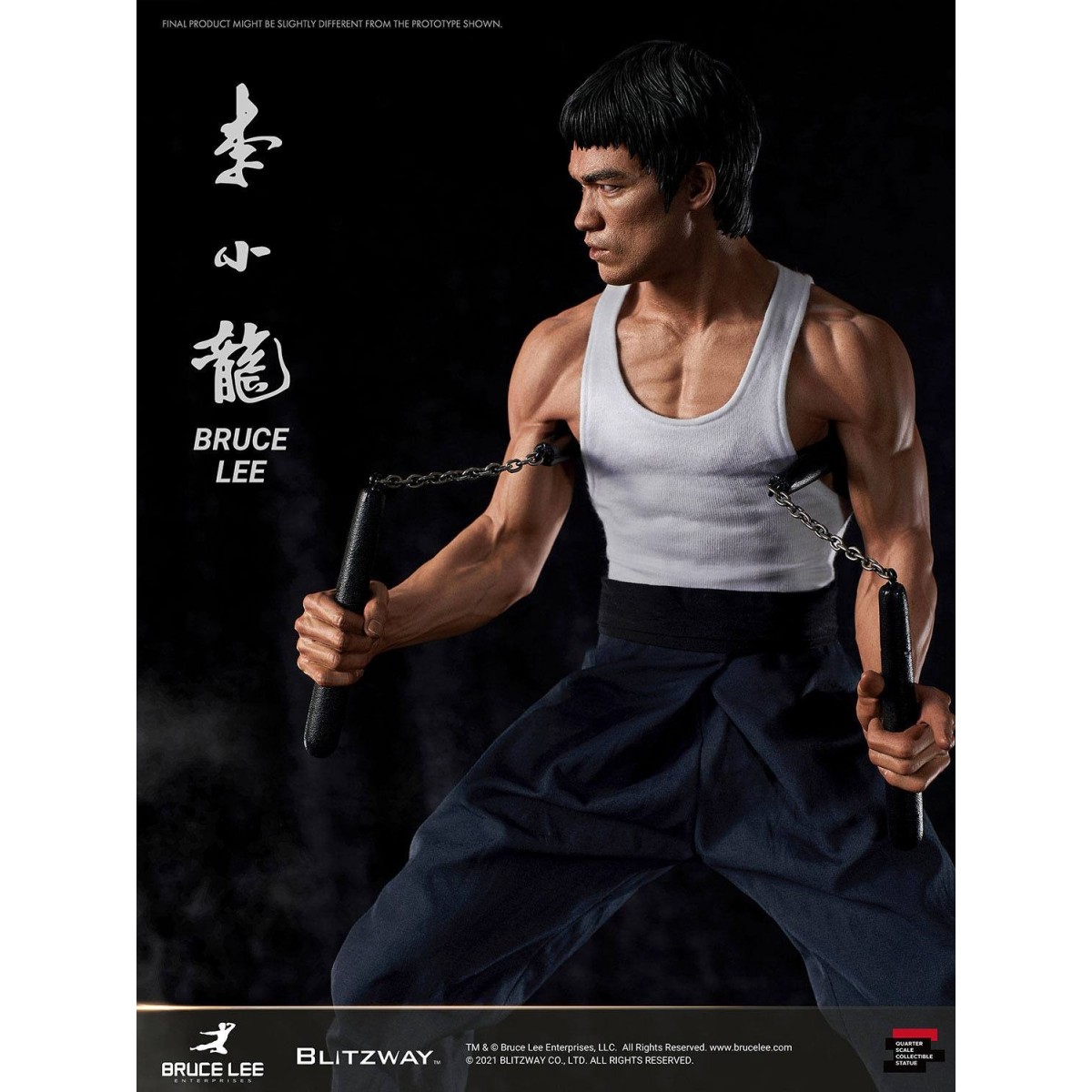 Blitzway - Bruce Lee statuette 1/4 80th Anniversary Tribute - 55 cm