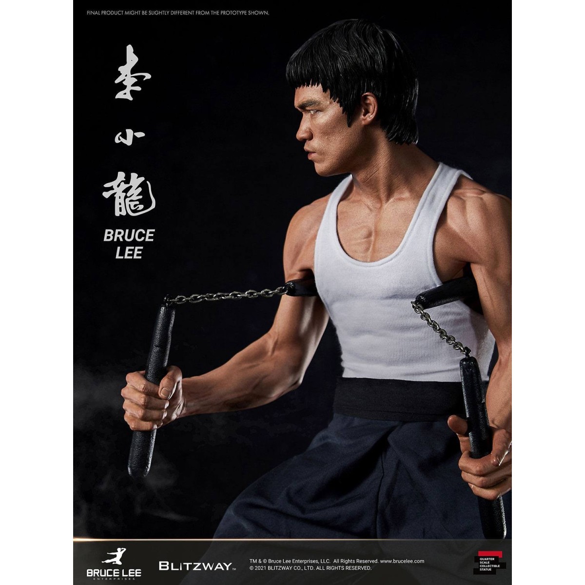 Blitzway - Bruce Lee statuette 1/4 80th Anniversary Tribute - 55 cm