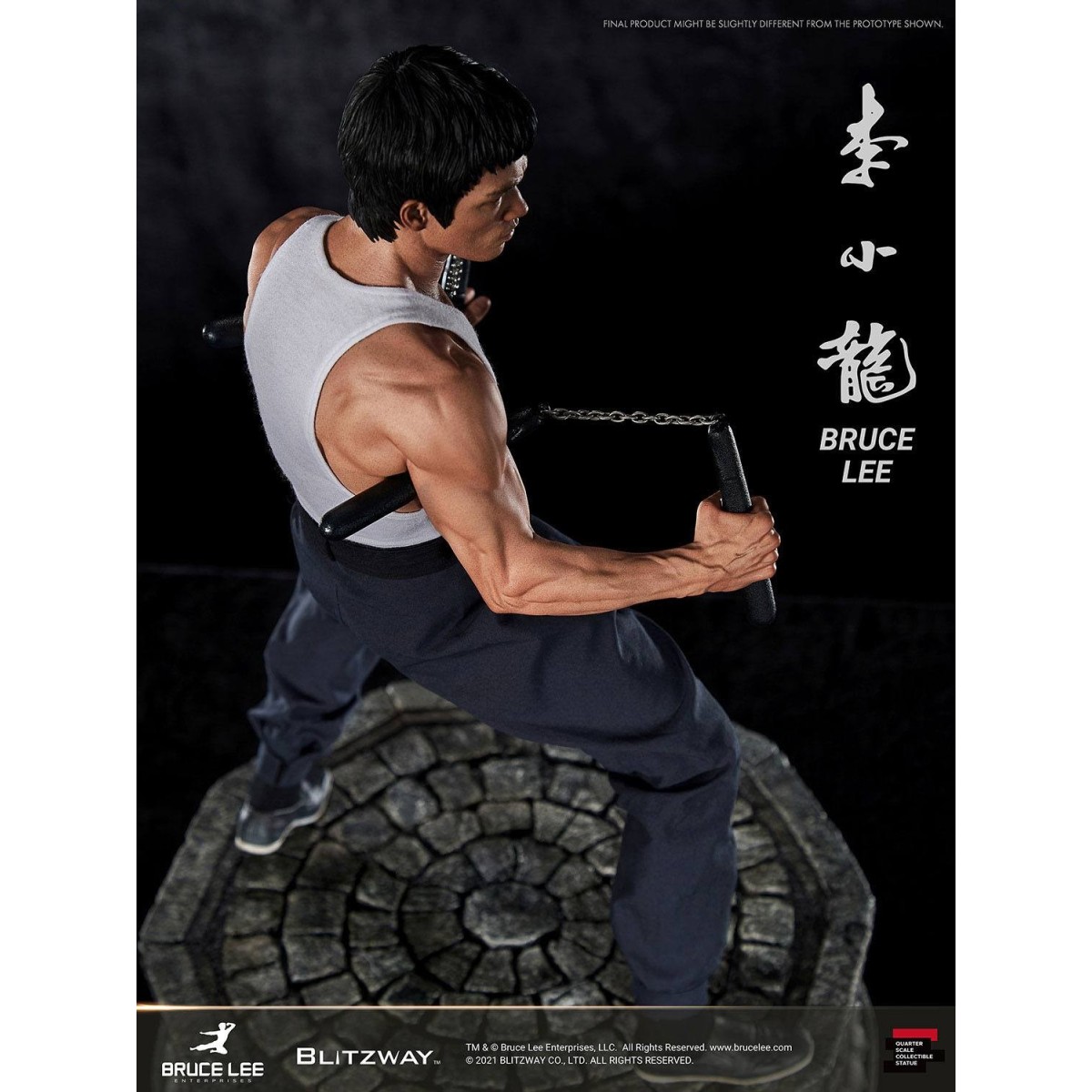 Blitzway - Bruce Lee statuette 1/4 80th Anniversary Tribute - 55 cm