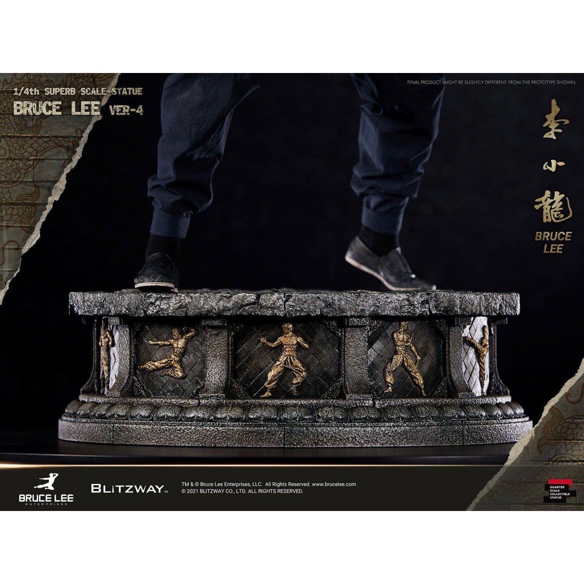 Blitzway - Bruce Lee statuette 1/4 80th Anniversary Tribute - 55 cm