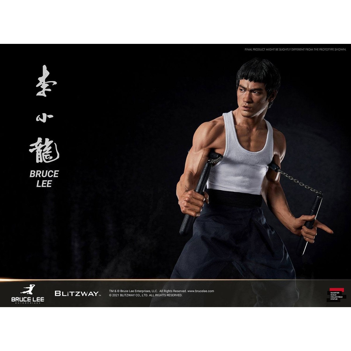 Blitzway - Bruce Lee statuette 1/4 80th Anniversary Tribute - 55 cm