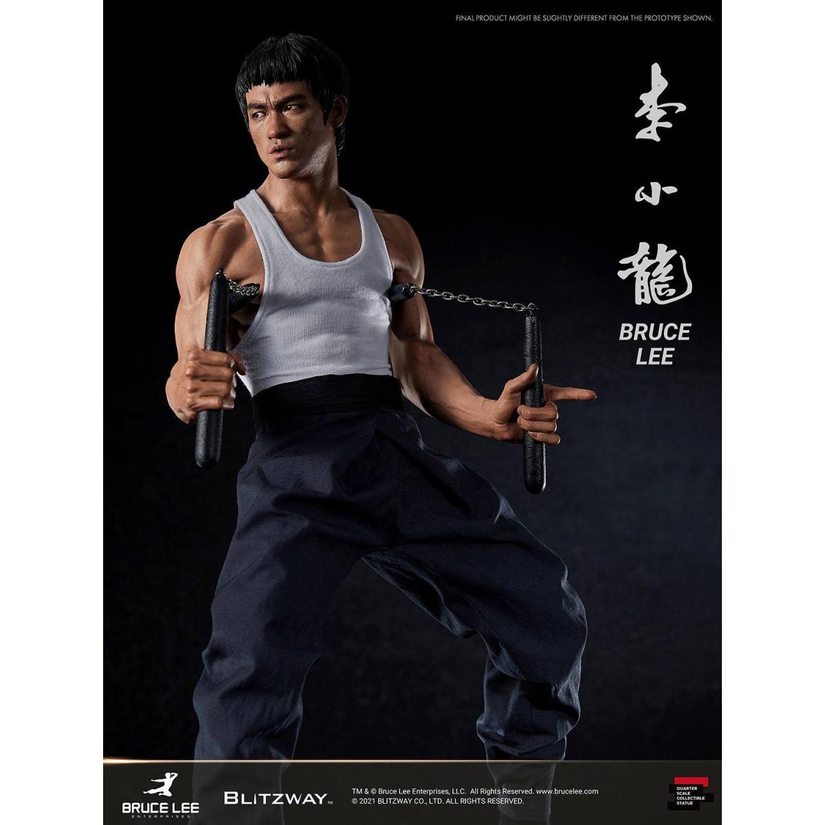 Blitzway - Bruce Lee statuette 1/4 80th Anniversary Tribute - 55 cm