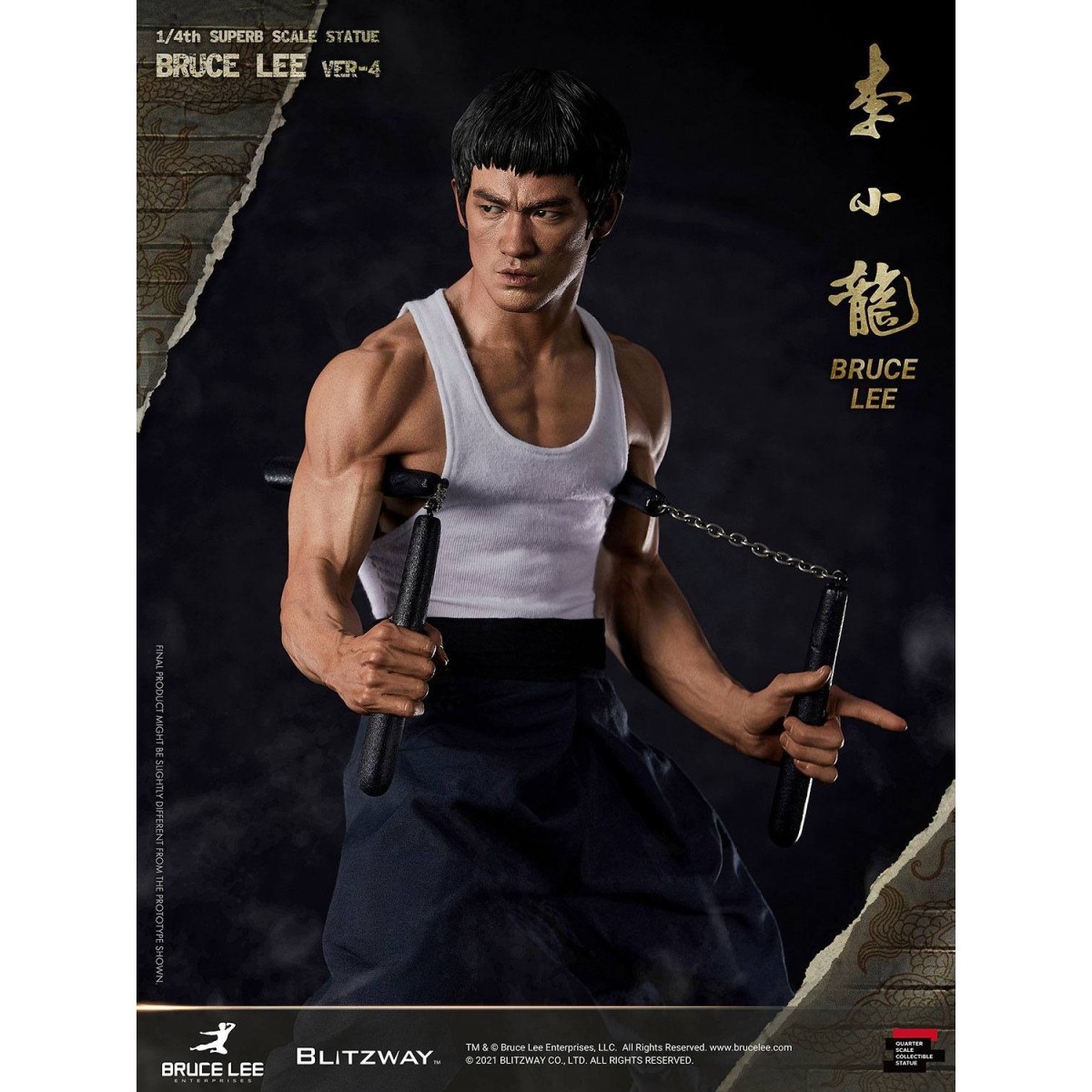 Blitzway - Bruce Lee statuette 1/4 80th Anniversary Tribute - 55 cm