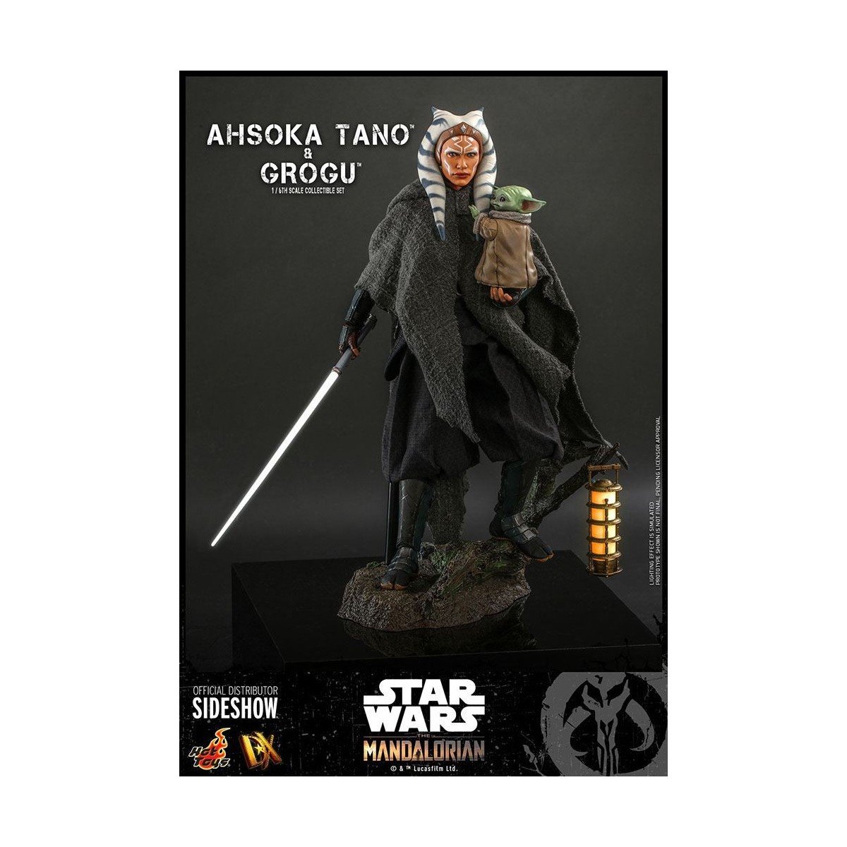 Hot Toys Star Wars - Ahsoka Tano & Grogu- The mandalorian 1/6