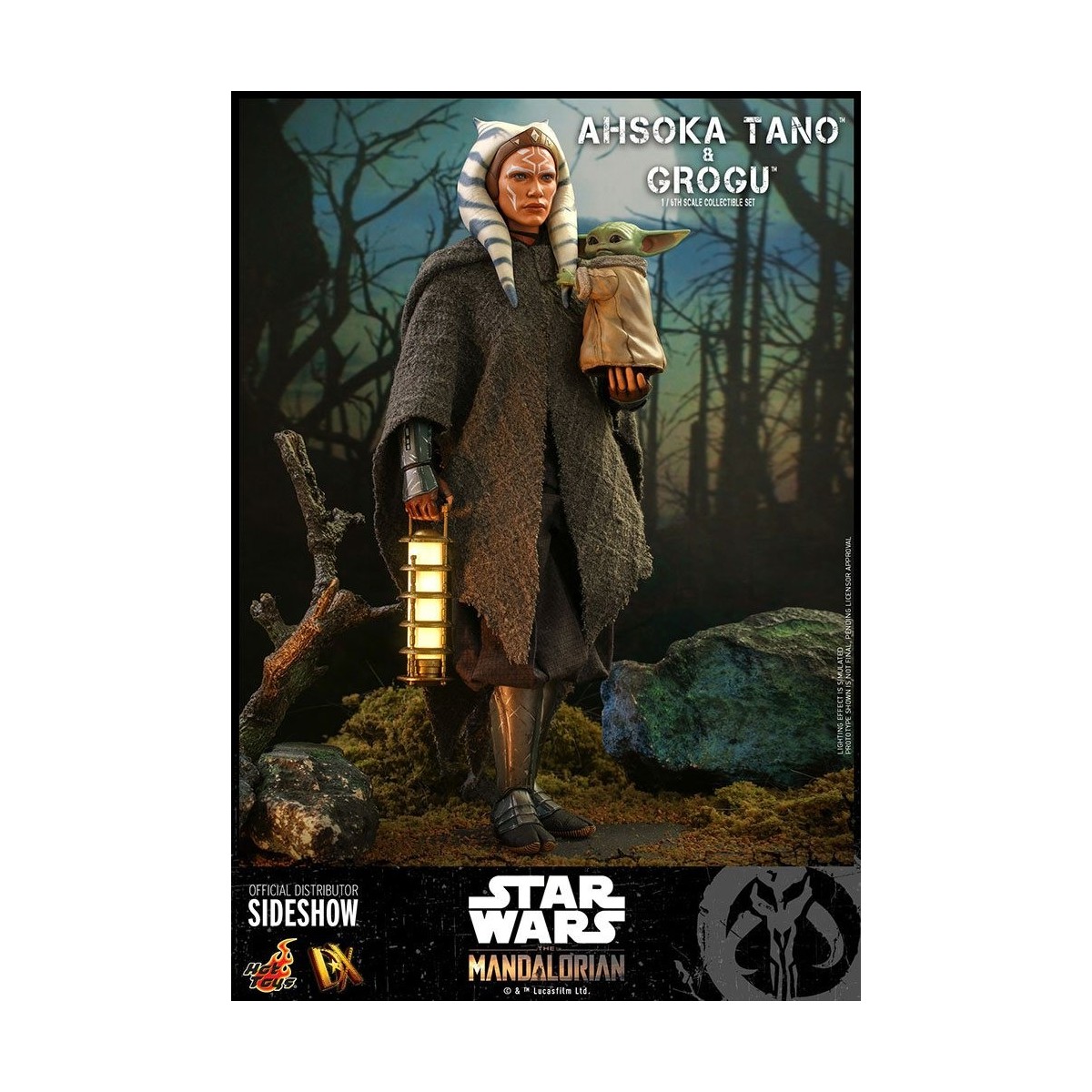 Hot Toys Star Wars - Ahsoka Tano & Grogu- The mandalorian 1/6