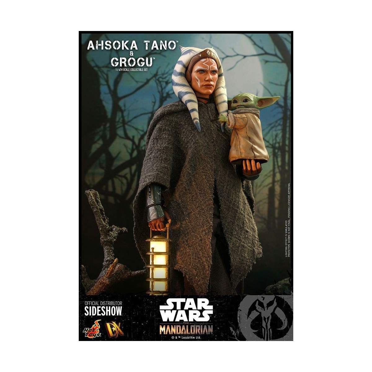 Hot Toys Star Wars - Ahsoka Tano & Grogu- The mandalorian 1/6
